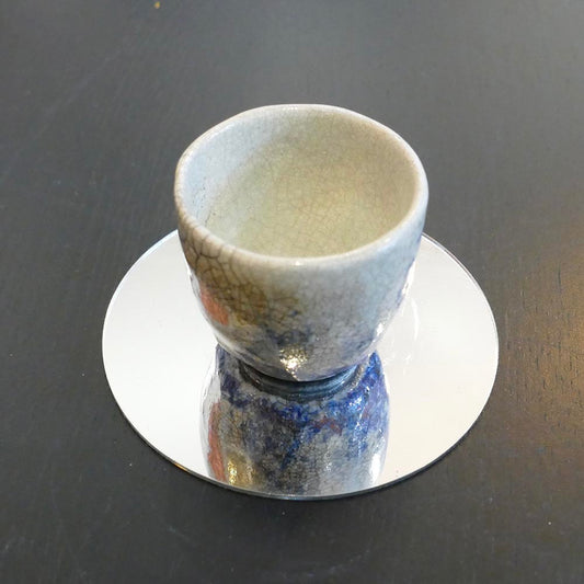 Raku egg cup